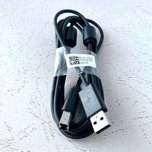 Original Dell Printer USB cable USB 2.0 A-B Male 1.5M Black with Magnet Ring